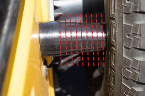 Jeep Unlimited Bump Stop - Fishbone Offroad - Tailgate - Black - `07-`18